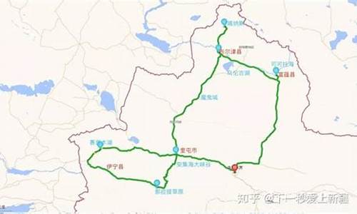 上海到新疆自驾经典路线,上海到新疆自驾游路线